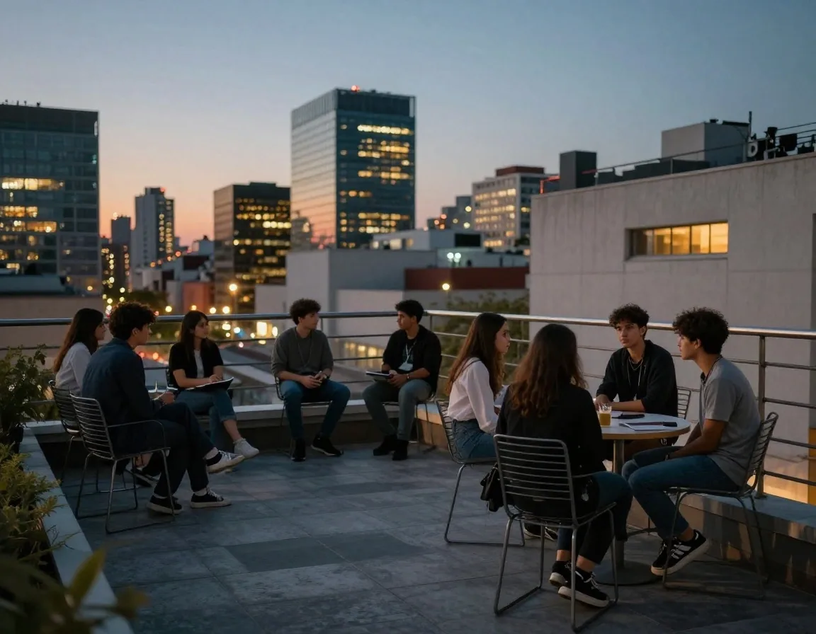 Estudiante de datos revisando informe comercial y tablero de ventas