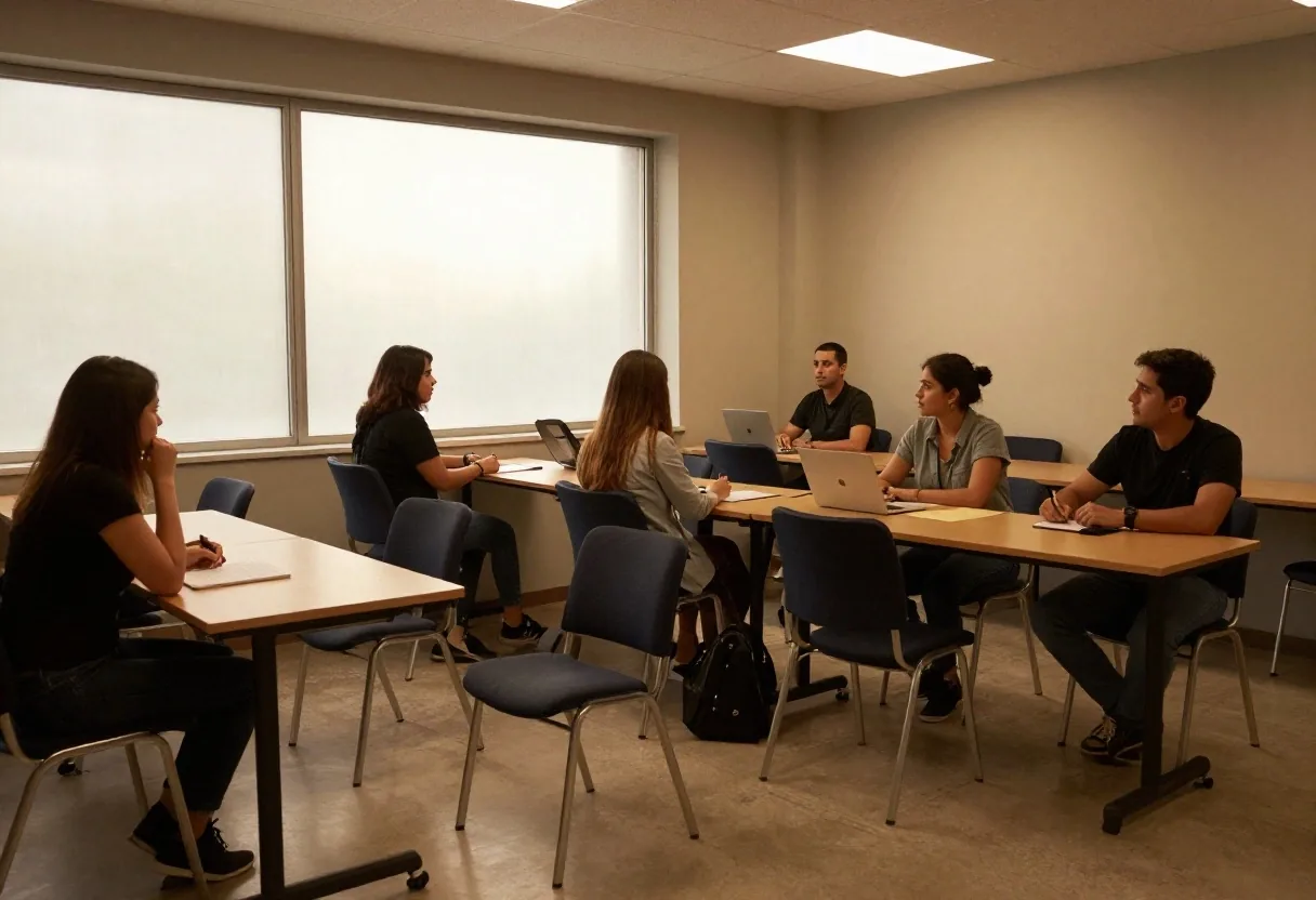 Práctica de entrevistas en el aula de Buenos Aires