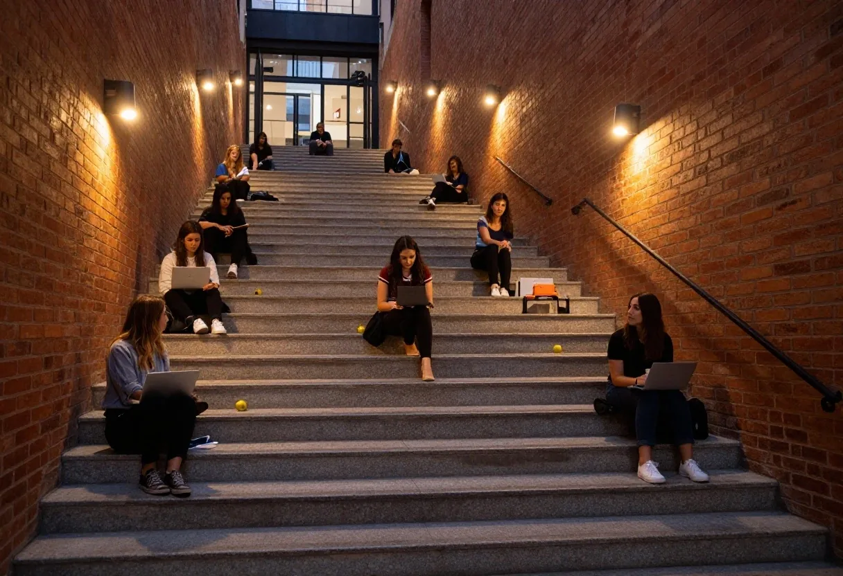 Revisión de entrega sobre la mesa del taller