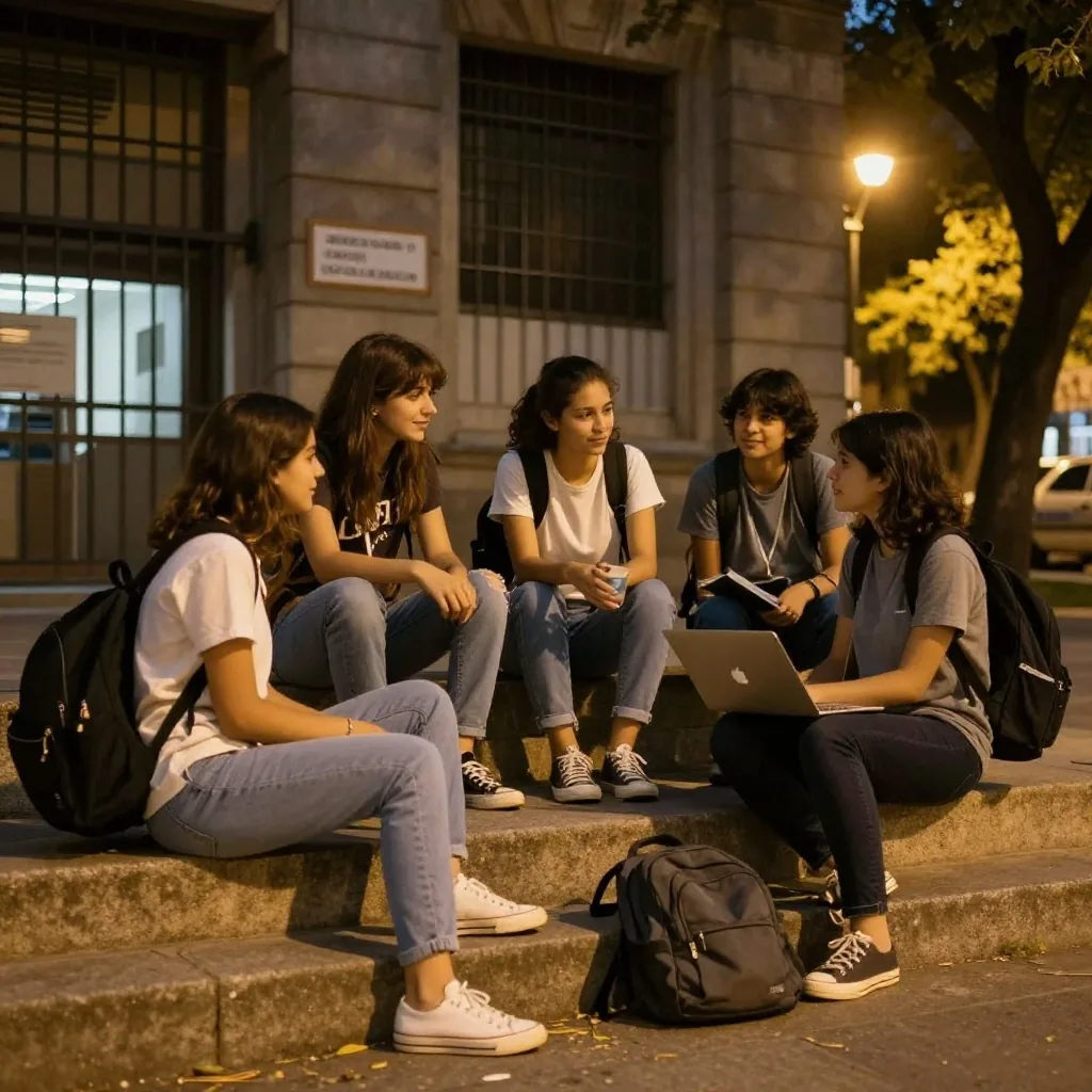 Manos escribiendo código junto a una lista de estudio en papel
